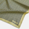 View 2 of product Rosette Yellow Pocket Square in Silk