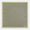 View 5 of product Rosette Yellow Pocket Square in Silk