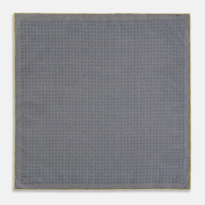 Rosette Yellow Pocket Square in Silk Image 5