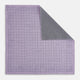 Checked Lilac Pocket Square in Silk