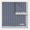 View 2 of product Floral Grey Pocket Square in Silk