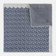 Floral Grey Pocket Square in Silk