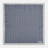 View 5 of product Floral Grey Pocket Square in Silk