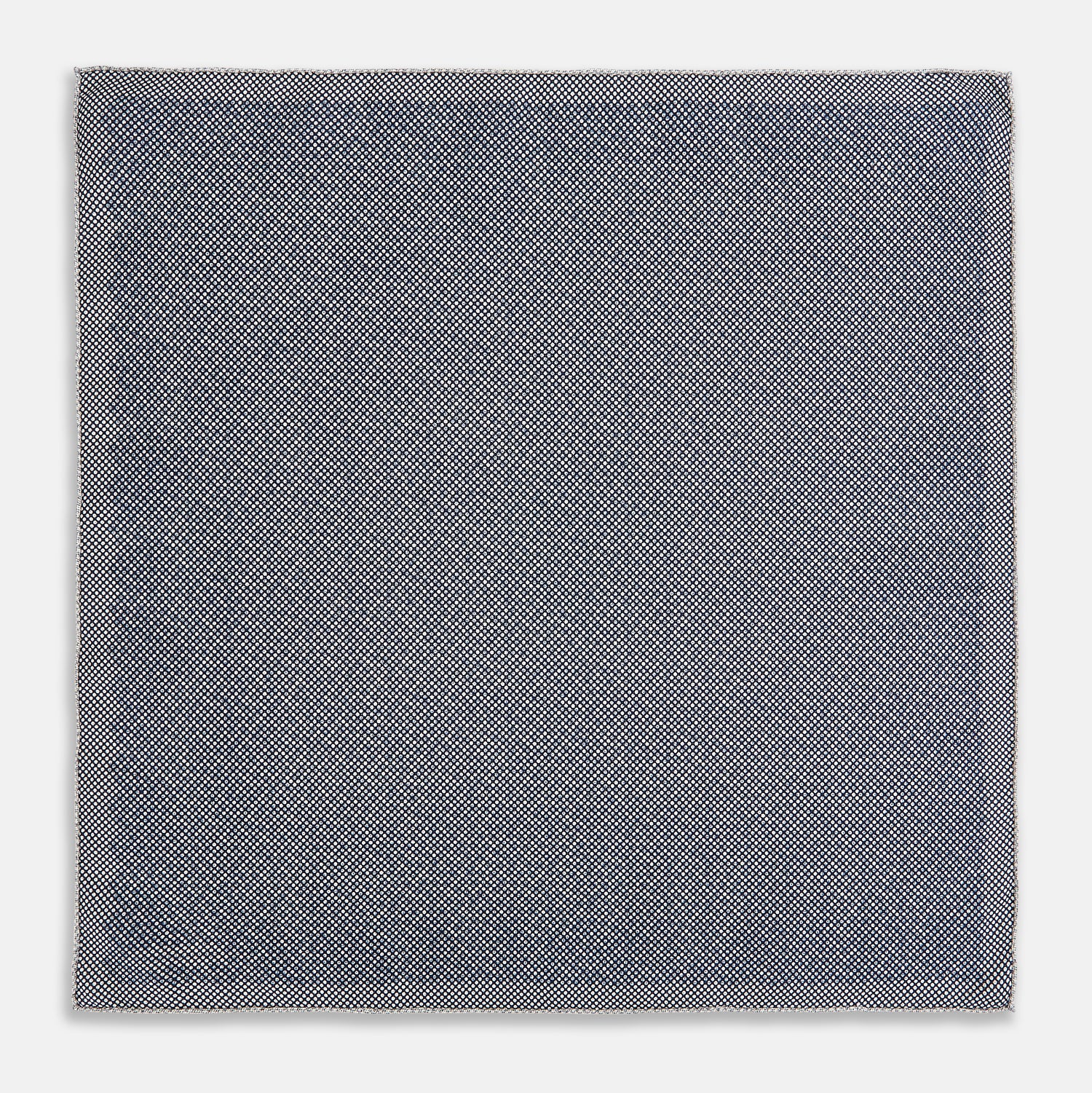 View 6 of product Floral Grey Pocket Square in Silk