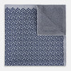 View 4 of product Floral Blue Pocket Square in Silk