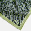View 3 of product Floral Green Pocket Square in Silk