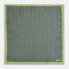 View 5 of product Floral Green Pocket Square in Silk