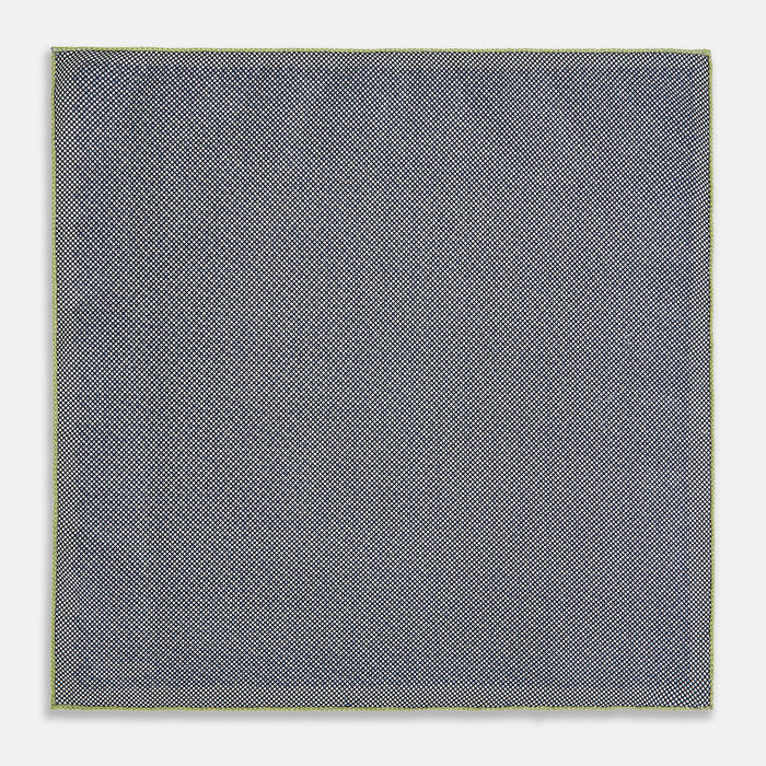Floral Green Pocket Square in Silk Image 5