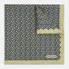 View 2 of product Floral Yellow Pocket Square in Silk