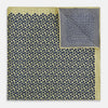 View 4 of product Floral Yellow Pocket Square in Silk