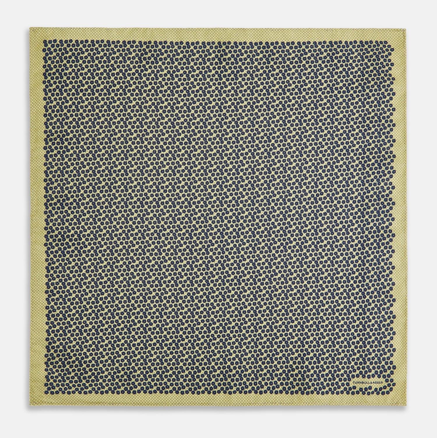 View 5 of product Floral Yellow Pocket Square in Silk