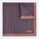 Floral Pink Pocket Square in Silk