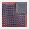 View 4 of product Floral Pink Pocket Square in Silk