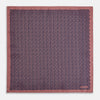 View 5 of product Floral Pink Pocket Square in Silk