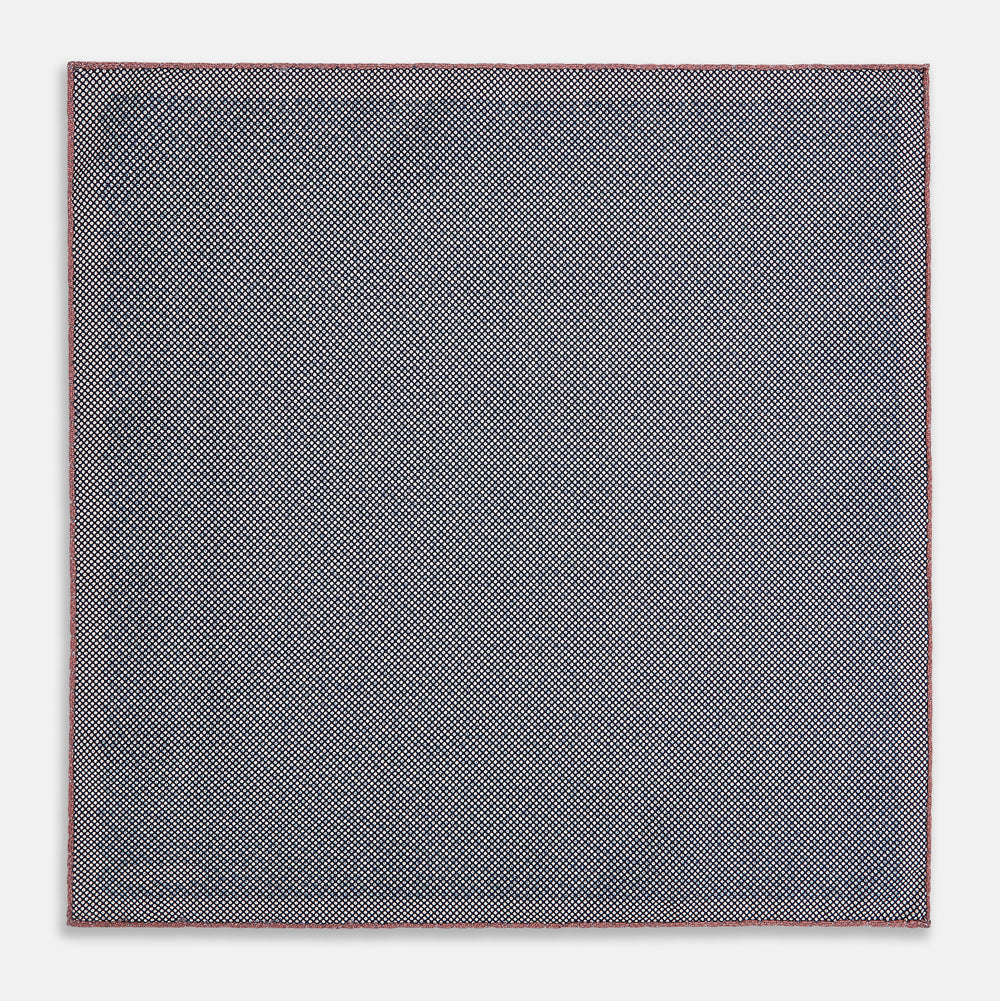 Floral Pink Pocket Square in Silk