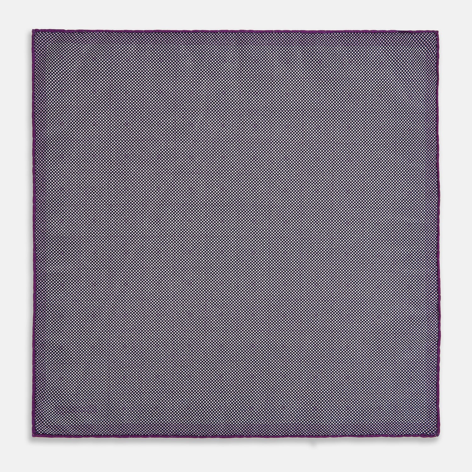 View 6 of product Geometric Purple Tile Pocket Square in Silk