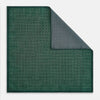 View 1 of product Geometric Green Tile Pocket Square in Silk