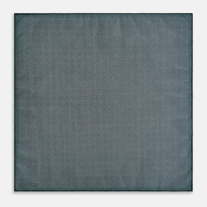 Geometric Green Tile Pocket Square in Silk Image 5