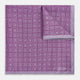 Geometric Lilac Tile Pocket Square in Silk