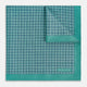 Geometric Green Pocket Square in Silk