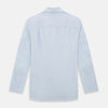 View 3 of product Pale Blue Fine Micro Check Pyjama Shirt