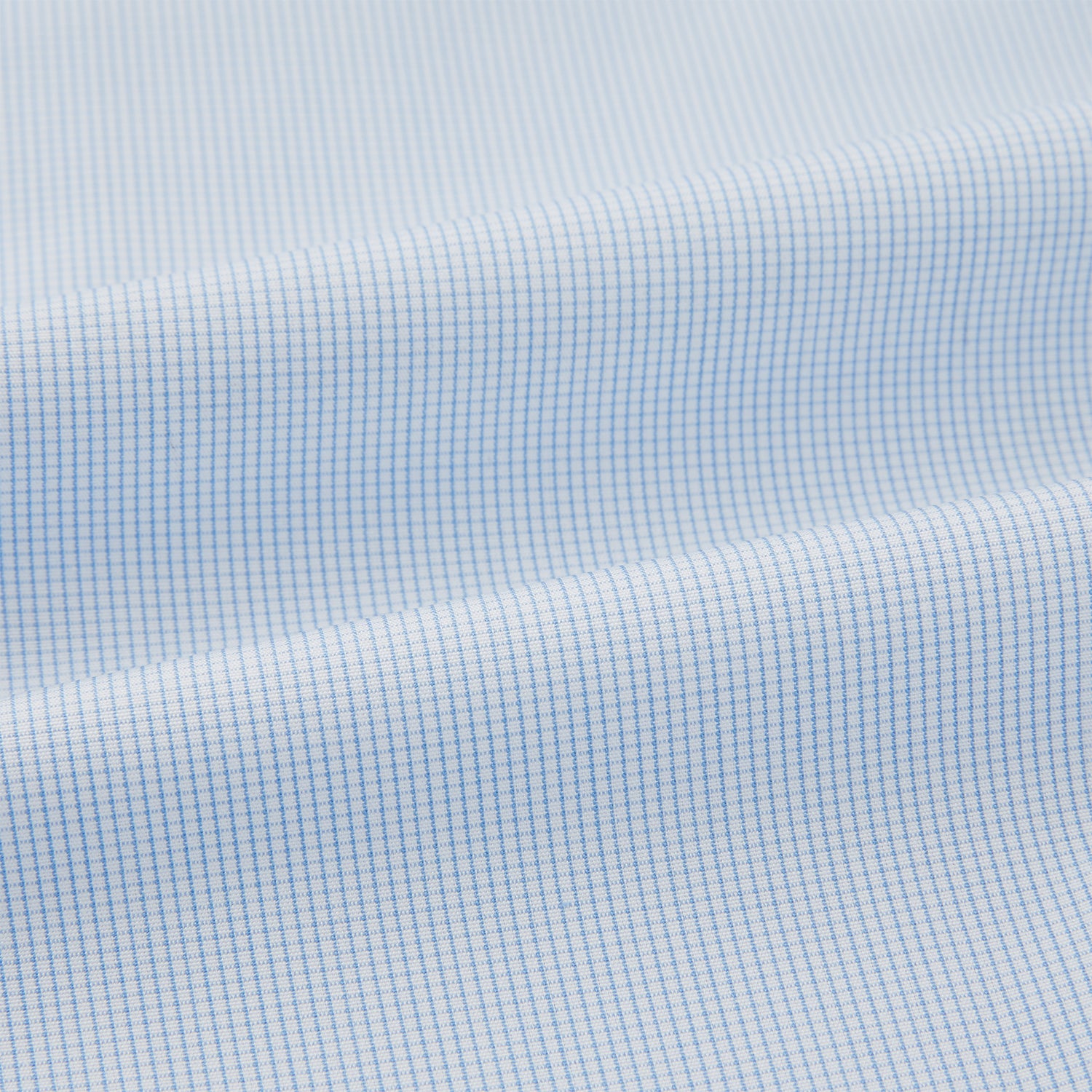 View 6 of product Pale Blue Fine Micro Check Pyjama Shirt