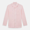 Pale Pink Linen Pyjama Shirt