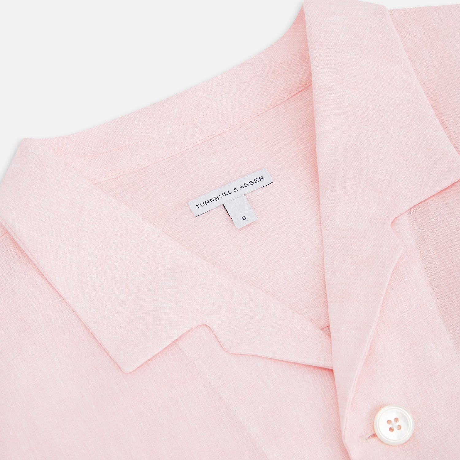 View 2 of product Pale Pink Linen Pyjama Shirt