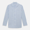 View 1 of product Blue Track Stripe Pyjama Shirt