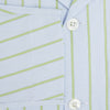 View 4 of product Light Green and Blue Stripe Pyjama Shirt