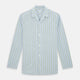 Light Green and Blue Stripe Pyjama Shirt