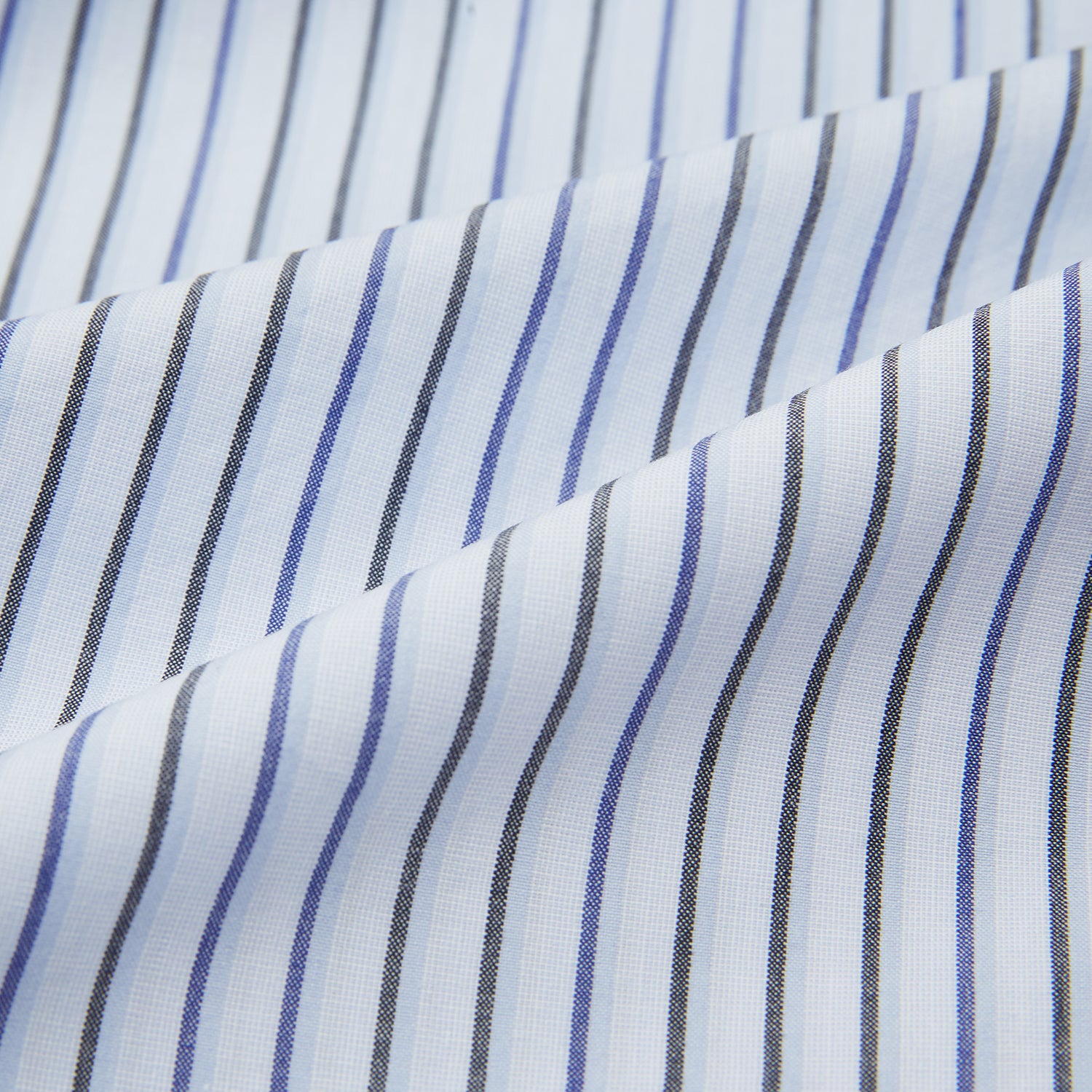 View 6 of product Blue Shadow Pinstripe Pyjama Shirt