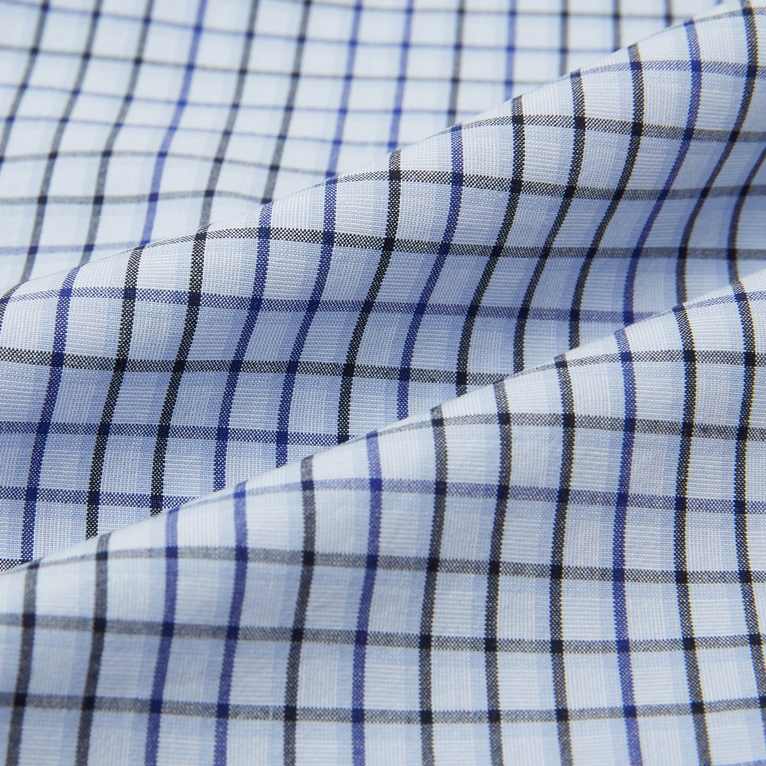 View 6 of product Blue Shadow Check Pyjama Shirt