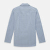 View 3 of product Blue Shadow Check Pyjama Shirt