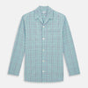 View 1 of product Green and Blue Shadow Check Pyjama Shirt
