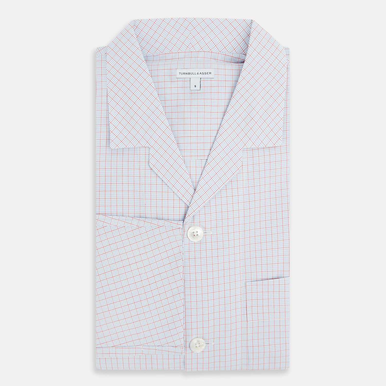 View 5 of product Red Multi Graph Check Pyjama Shirt