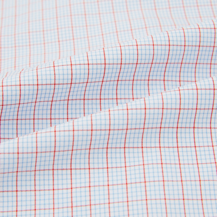 Red Multi Graph Check Pyjama Shirt Image 5