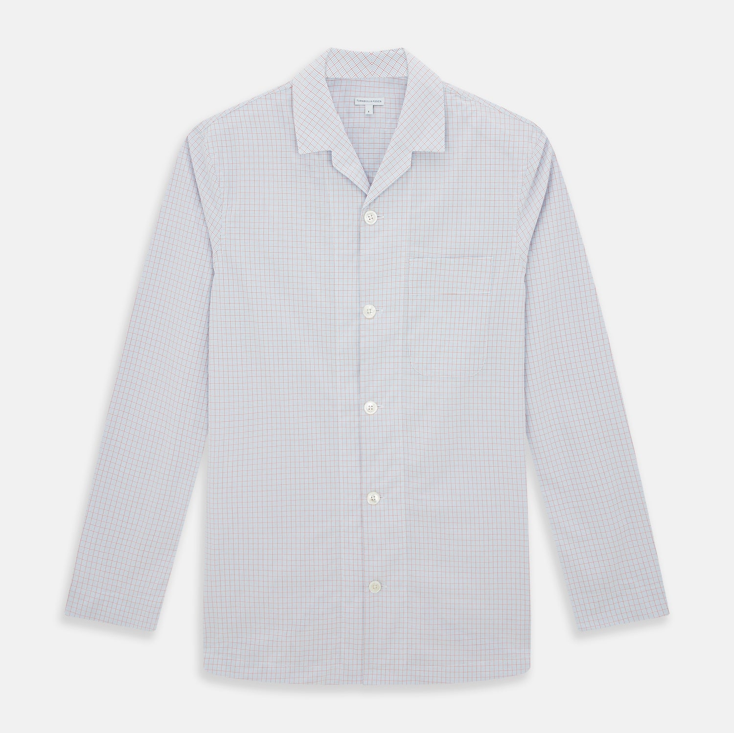 View 1 of product Red Multi Graph Check Pyjama Shirt