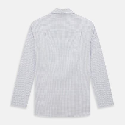 Red Multi Graph Check Pyjama Shirt Image 2