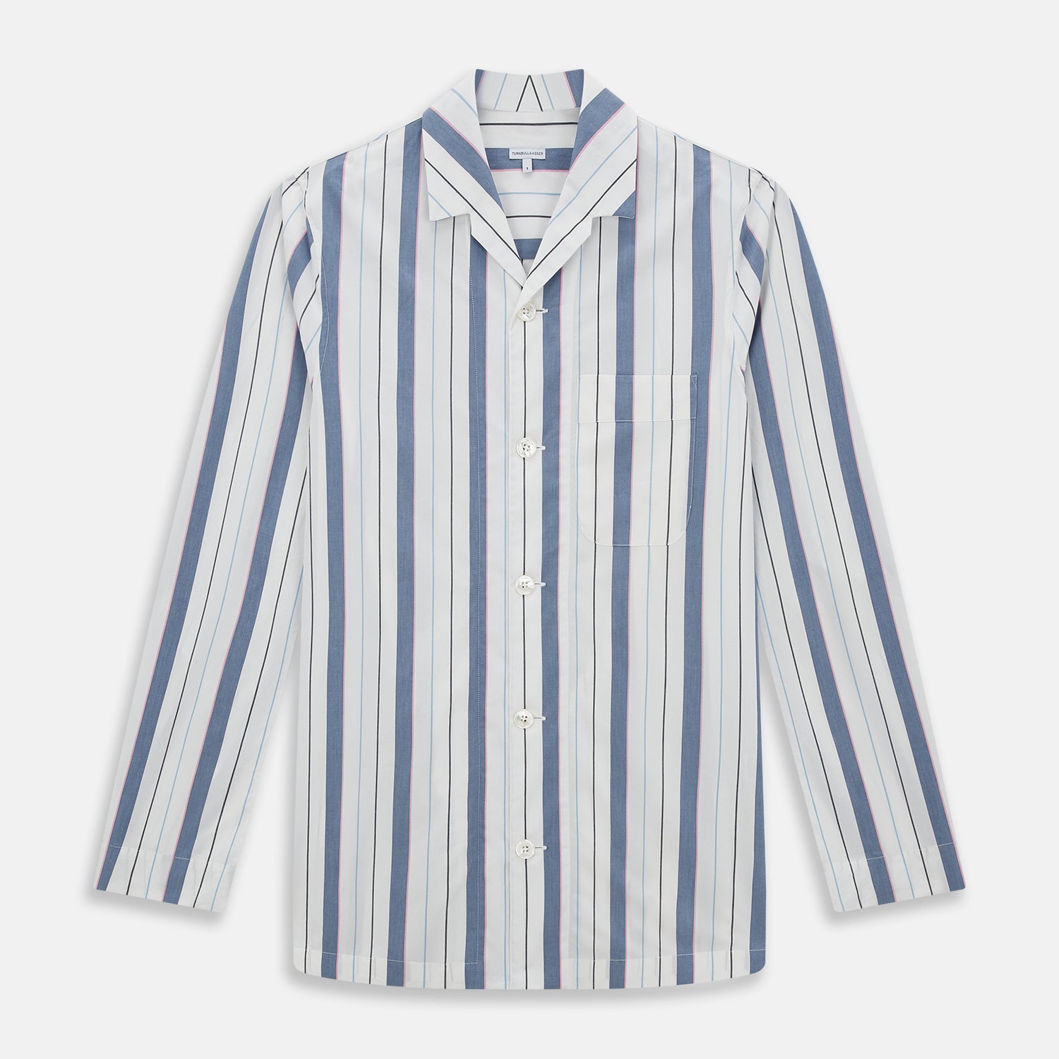 View 1 of product Blue Blazer Stripe Pyjama Shirt