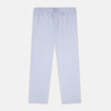 View 1 of product Pale Blue Fine Stripe Pyjama Trousers