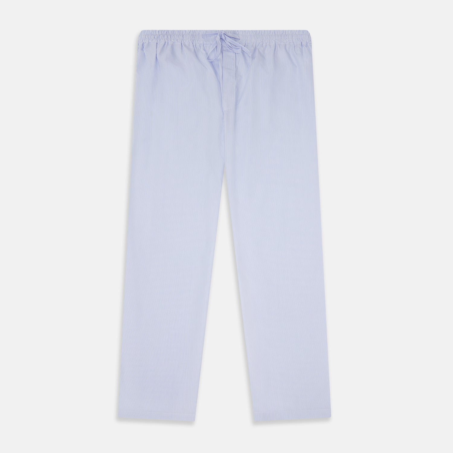 View 1 of product Pale Blue Fine Stripe Pyjama Trousers