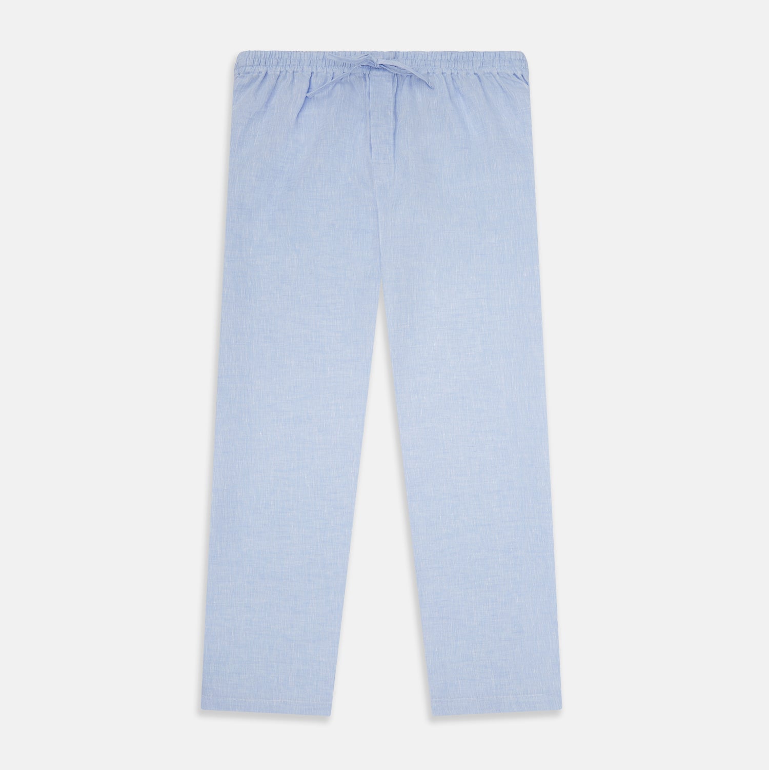 View 1 of product Pale Blue Linen Pyjama Trousers