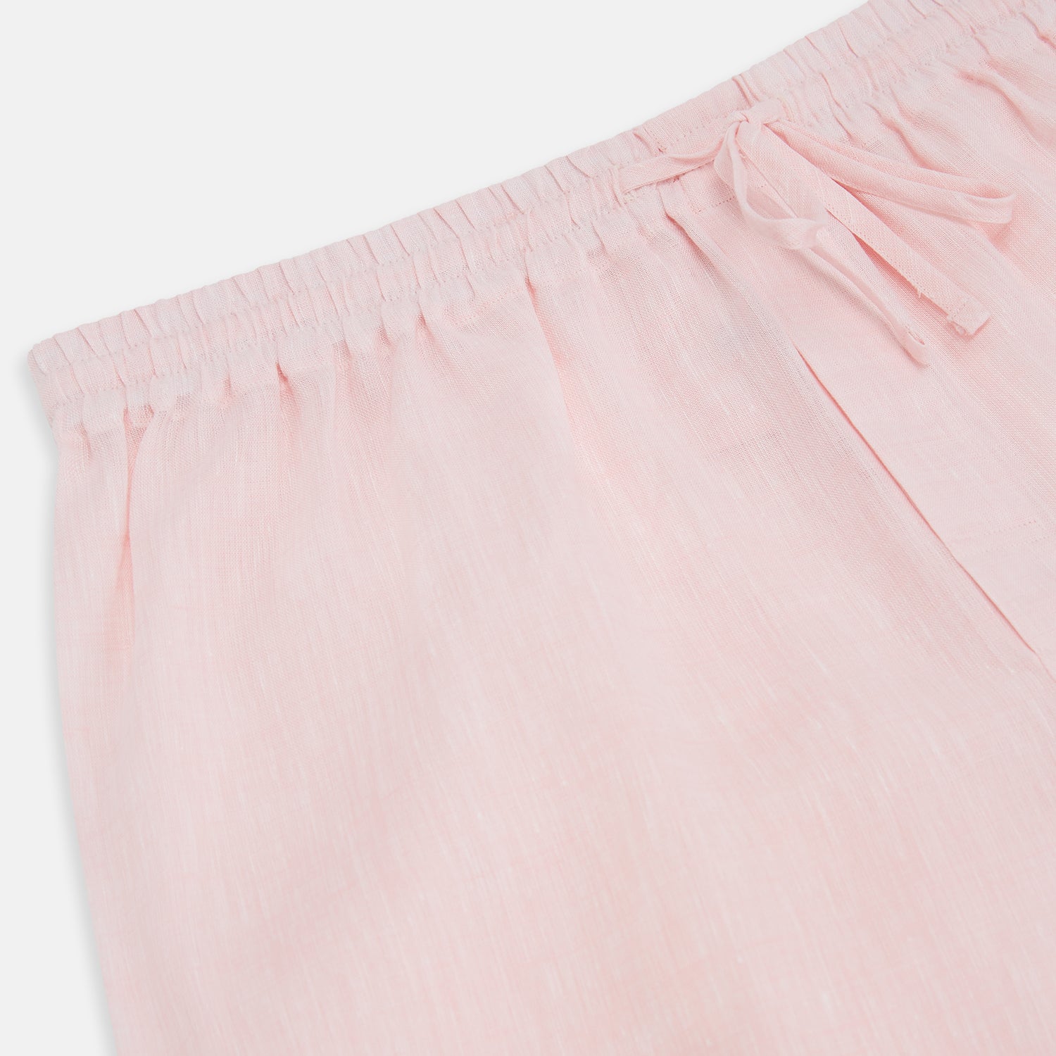 View 2 of product Pale Pink Linen Pyjama Trousers