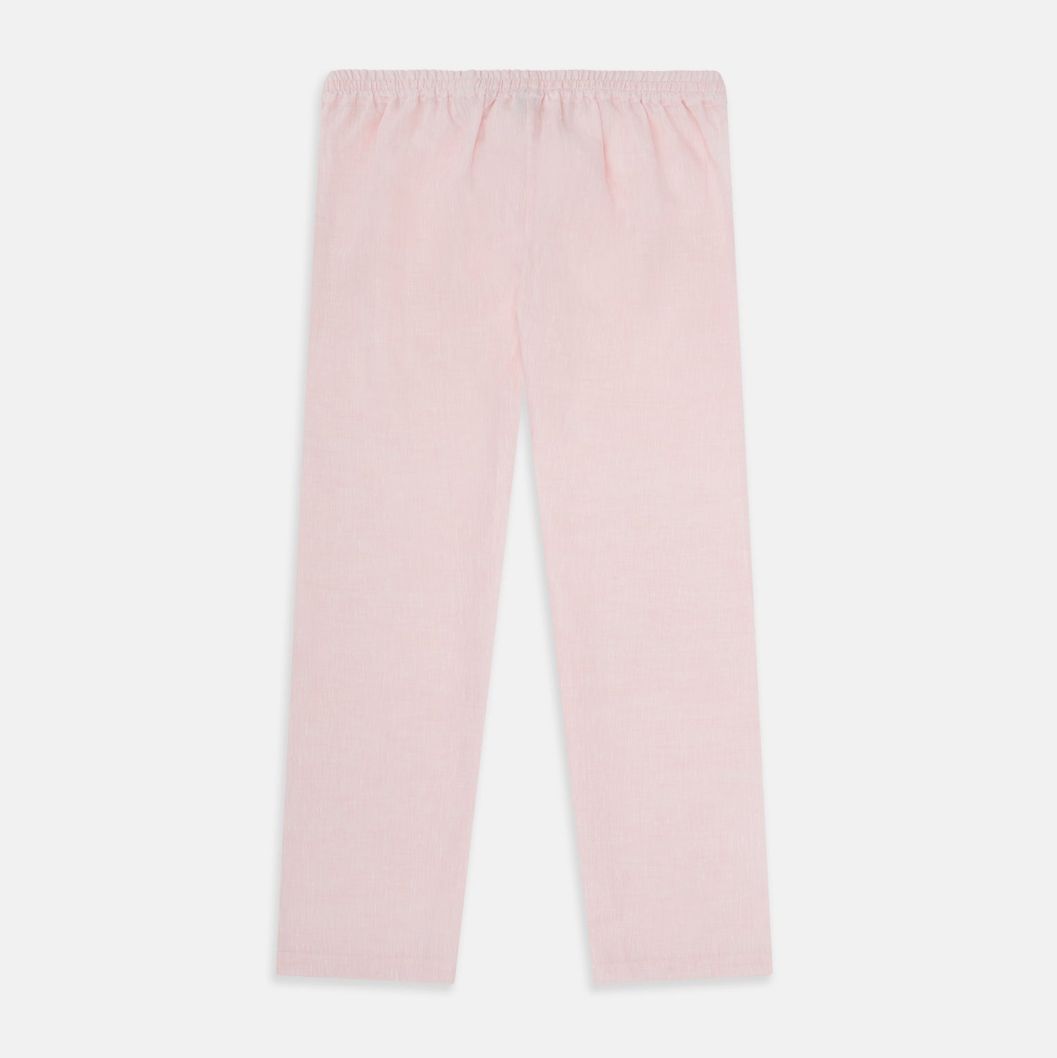 Pale Pink Linen Pyjama Trousers