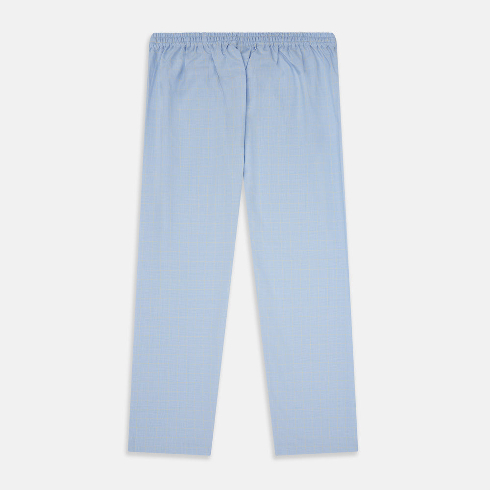 Blue Prince of Wales Check Pyjama Trousers