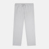 View 1 of product Grey Fine Track Stripe Pyjama Trousers