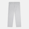 View 3 of product Grey Fine Track Stripe Pyjama Trousers