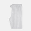 View 4 of product Grey Fine Track Stripe Pyjama Trousers