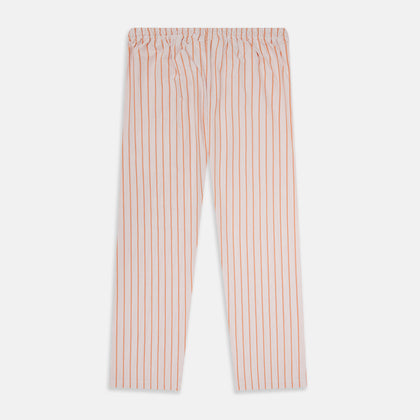 Orange Multi Track Stripe Pyjama Trousers Image 2